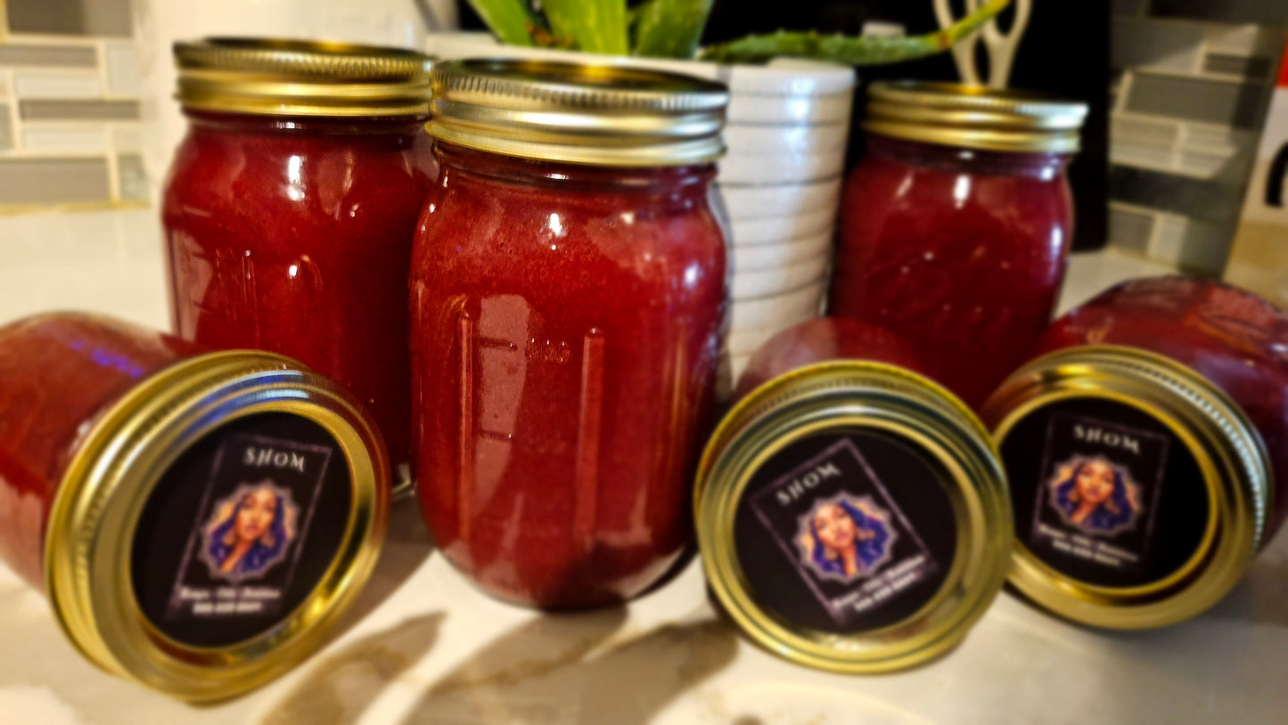 CRYSTAL INFUSED SEA MOSS TRIPLE BERRY WITH ELDERBERRY