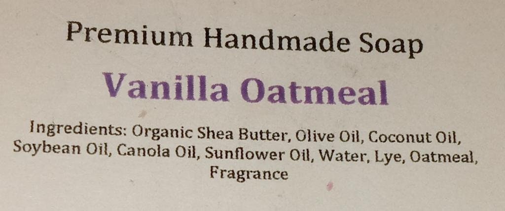 Vanilla Moroccan Oatmeal Bar Soap